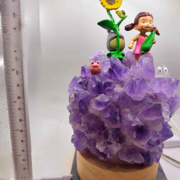 Nature Amethyst Points Totoro Decors Light - Picture 6 of 10